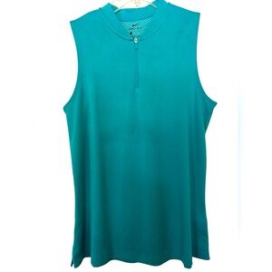 Women’s Nike Dri-Fit Golf Tank, Turquoise, Medium